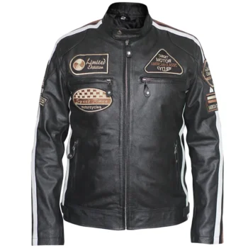 American Classic Urban Motors Black Leather Jacket