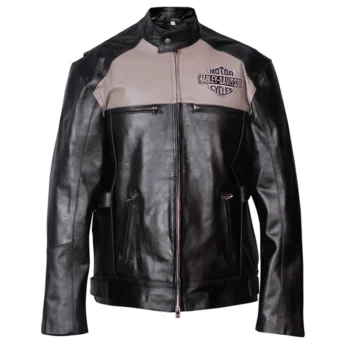 Harley-Davidson Men’s Votary Color-Blocked Leather Jacket
