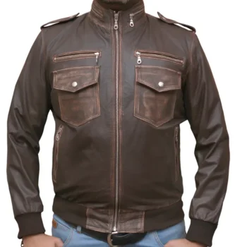 Brooklyn Nine-Nine Brown Biker Leather Jacket