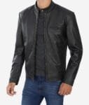 Black-Snap-Button-Collar-Cowhide-Jacket-Mens-1.jpg