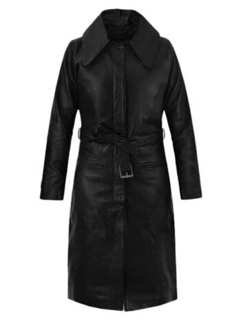 Fantastic Beasts Katherine Waterston Leather Long Coat