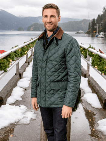 Quilted Puffer Olive Green Jacket