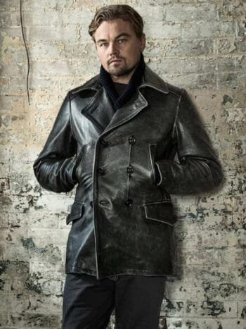 Leonardo DiCaprio Distressed Leather Blazer