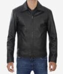Mens-Black-Shirt-Collar-Leather-Cowhide-Jacket-1.jpg