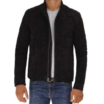Men's Black Suede Jacket